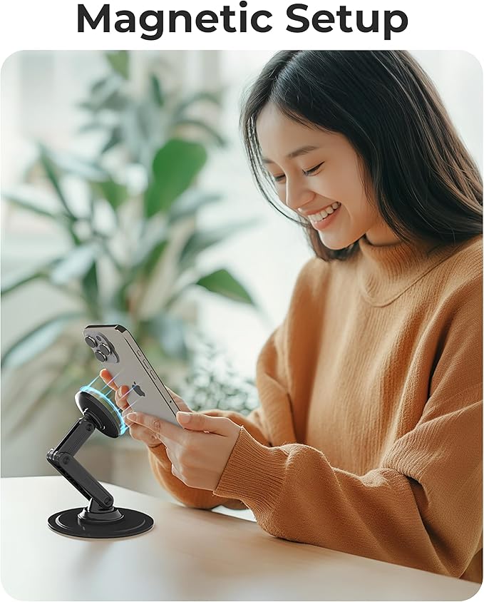 COOPER Magnetic Phone Stand for Desk, Mag360 Adjustable MagSafe Stand for - Image 6