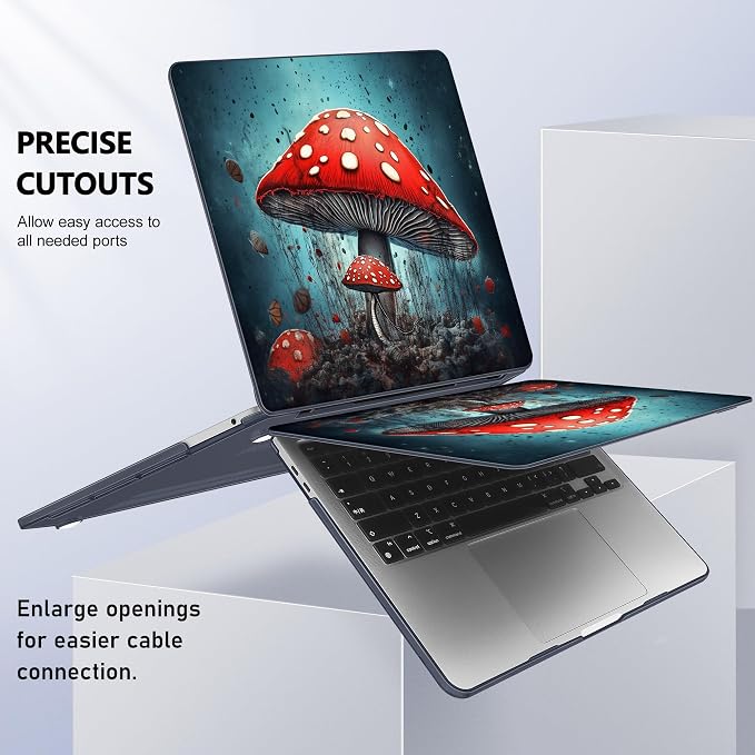 May Chen for New MacBook Pro 13 Case 2022 2020 Release, Plastic Crystal Hard - Image 6