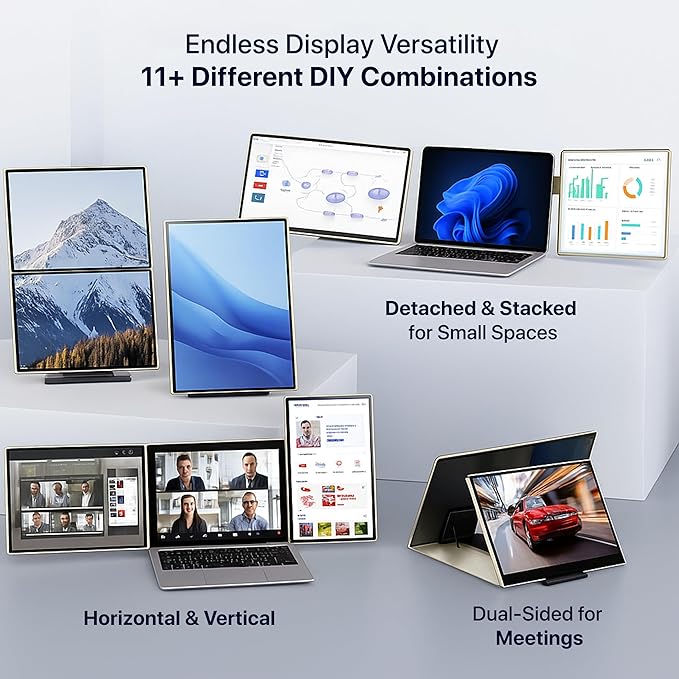 ELK 15.6" Dual Laptop Screen Extender - Image 7