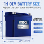 TYKOOL YTX14-BS/YTX14H/GYZ16H High Performance Lithium LiFePO4 Motorcycle - Image 2