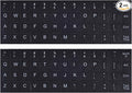English Keyboard Stickers, 2 Pack Replacement Keyboard Letters Sticker by CaseBuy