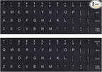 English Keyboard Stickers, 2 Pack Replacement Keyboard Letters Sticker by CaseBuy