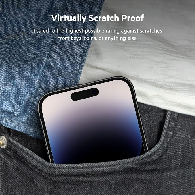 Belkin TemperedGlass iPhone 14 Pro Screen Protector - Image 6