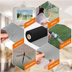 MAGZO Window Screen Replacement Mesh Roll, 37.4in × 16.4ft Invisible Upgraded - Image 4