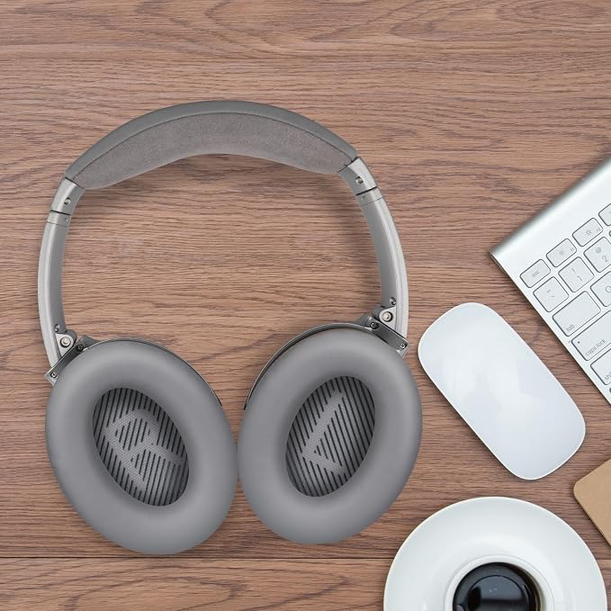 Replacement Earpads Cushions for Bose QuietComfort35&35ii Silver Headphones - Image 8