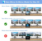 USB C Docking Station Dual Monitor Adapter - Image 6