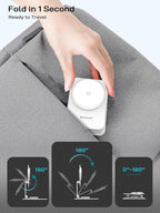 Compatible with MagSafe Charger, 15W MagSafe Charger Stand, 360°Rotation Base - Image 5