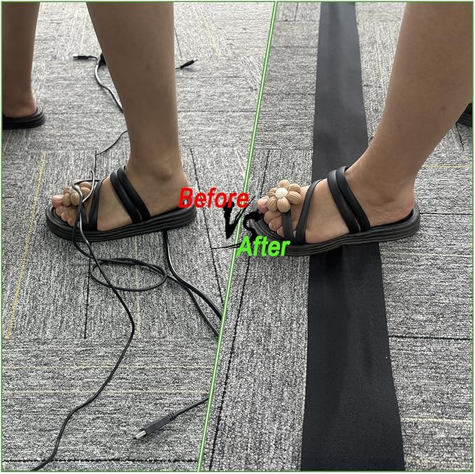 Floor Cable Covers - 10ft Oxford Fabric Cord Protector - Image 5
