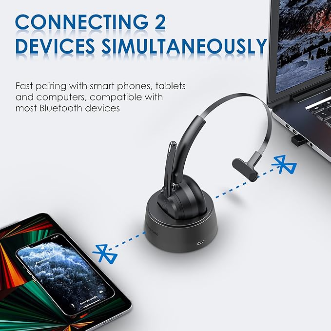 Bluetooth Headset, Wireless Headphone - Image 5