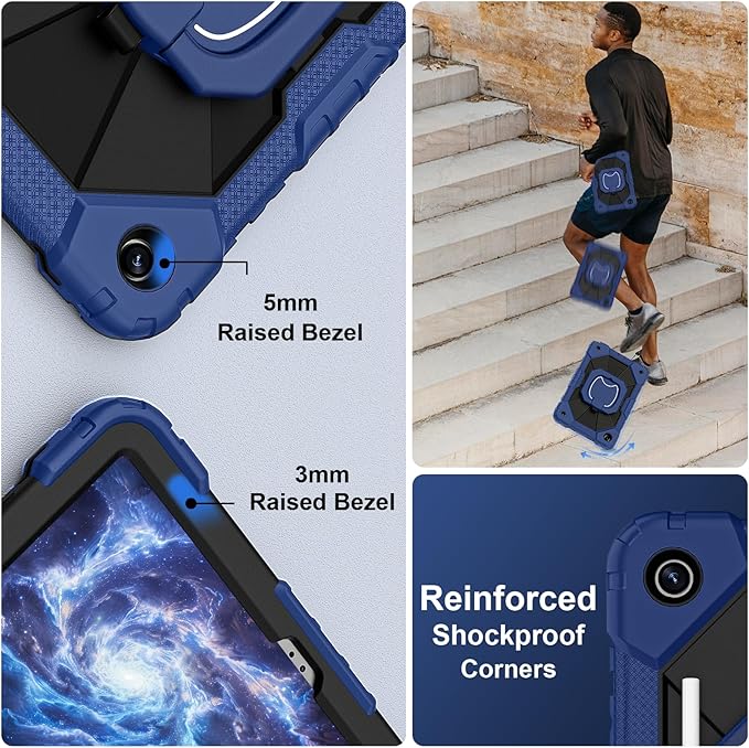 for Galaxy Tab A9 Plus Case 11 Inch, Rugged Case - Image 4