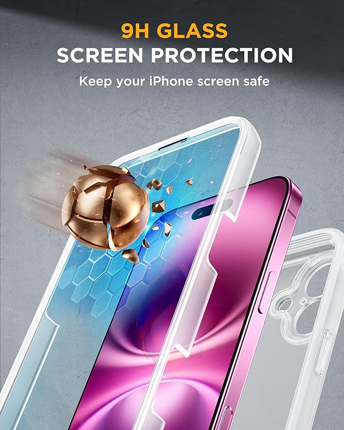 Miracase Magnetic for iPhone 16 Plus Case Full-Body Phone - Image 3