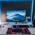 Desk Mat, Japanese Anime Neon Street Desk Pad, Anime City Large Gaming Mouse Pad - Image 6