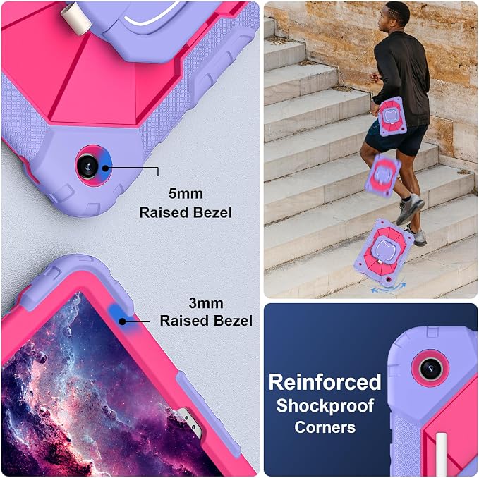 for Galaxy Tab A9 Plus Case 11 Inch, Rugged Case - Image 3