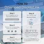 Plugable USB-C Triple Monitor Docking Station: 13-in-1 Laptop Dock - Image 8
