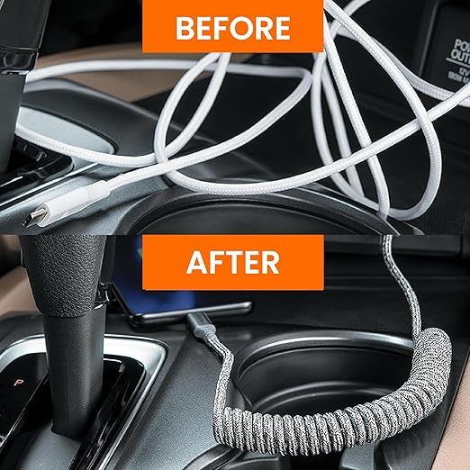 Ventev Helix 14 in Expandable iPhone Cable | Fast Charging USB-A to Lightning - Image 3
