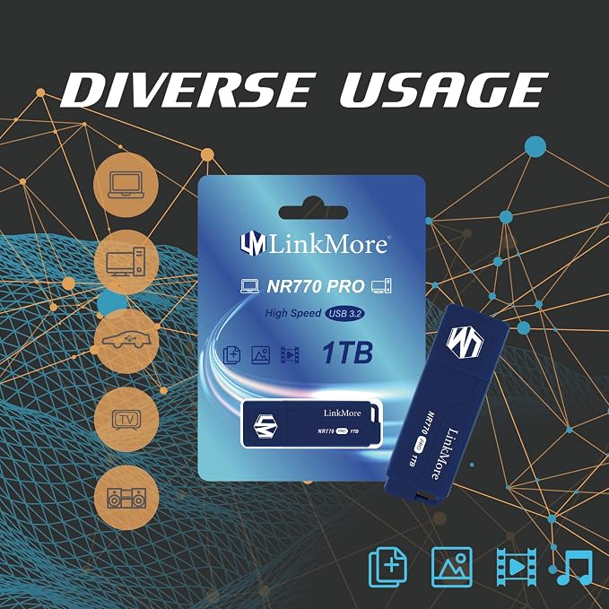 LinkMore NR770 1TB USB 3.2 Gen2 Flash Drive, Read Speed up to 1000MB/s - Image 7
