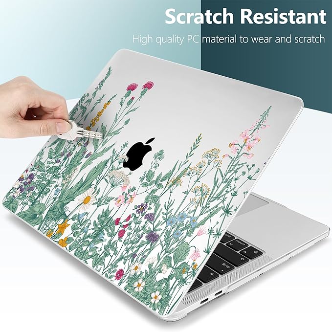 TWOLSKOO Compatible with MacBook Pro 13 inch Case 2023-2016 A2338 M2/M1 A2251 - Image 4