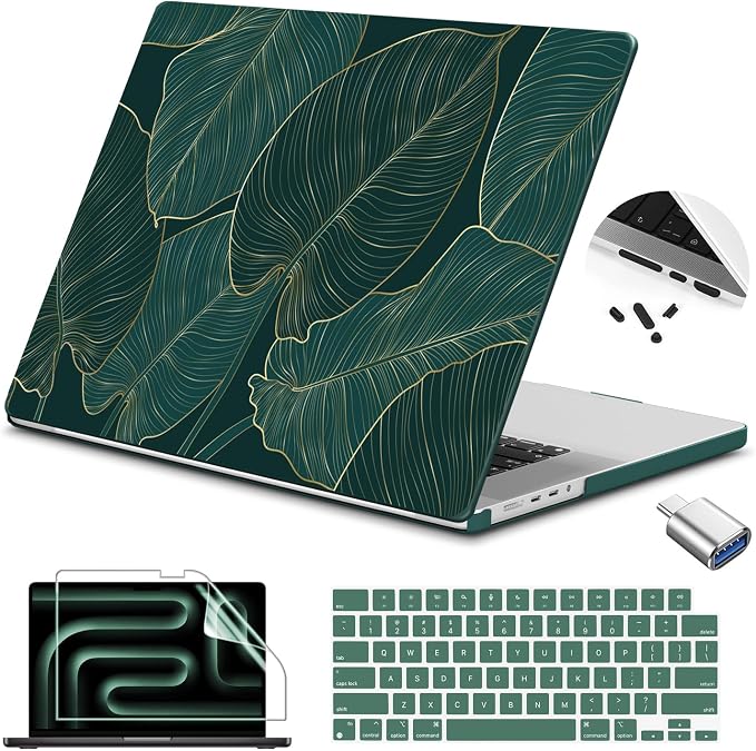 Teryeefi Pattern Case for MacBook Pro 14 inch Case 2025-2021 M4 M3 M2 M1 Pro/Max by Teryeefi