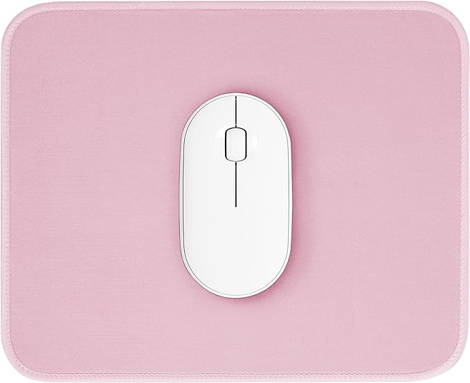 Pink Mouse Pad, Nice and Cute Mouse Pad, Splash-Proof Textured 10.2 x 8.2Inch by ZYAOTWQZ