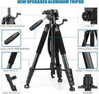 VICTIV 74” Camera Tripod, Tripod - Image 6