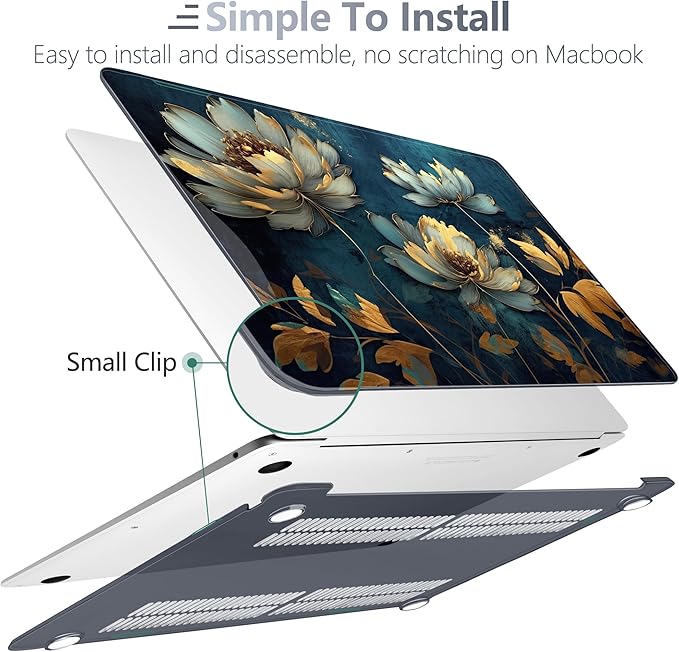 Batianda Case for M1 MacBook Air 13 Inch Model A2337 A2179 A1932 2020 2019 2018 - Image 5