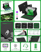 Folio Keyboard Case for iPad 10th Gen 10.9 inch and iPad 11th, Magnetic - Image 3