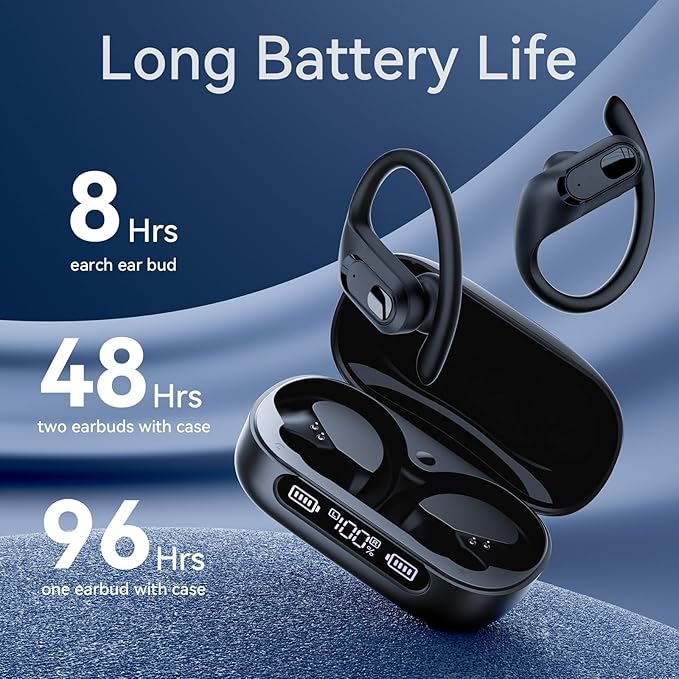 occiam Hybrid Active Noise Cancelling Ear Buds Wireless Earbuds Bluetooth - Image 3