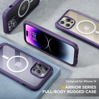 Miracase Magnetic for iPhone 14 Pro Case 6.1 inch, Upgrade Full-Body Clear - Image 6