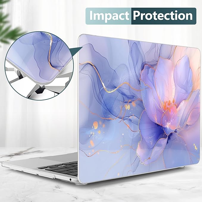 TWOLSKOO Compatible with MacBook Pro 13 inch Case 2023-2016 A2338 M2/M1 A2251 - Image 6