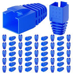 CableGeeker 100-Pack Cat7 / Cat8 RJ45 Strain Relief Boots, RJ45 Boot, Cat 6 Boot by CableGeeker