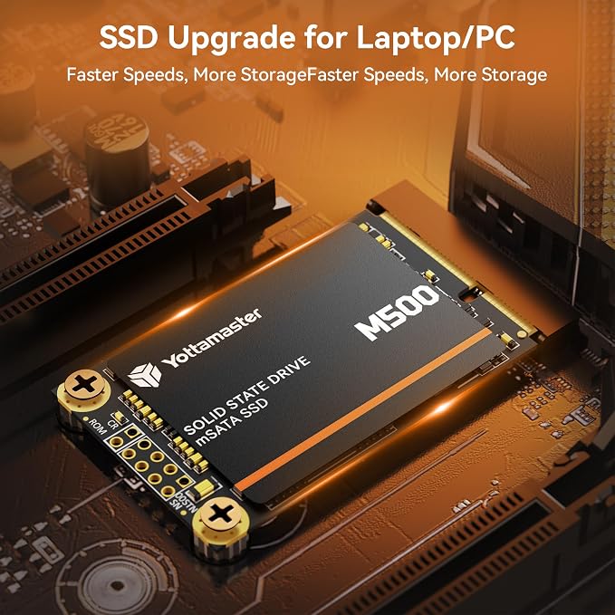 Yottamaster M500 512GB mSATA SSD SATA III 6Gb/s, mSATA Internal Solid State - Image 4