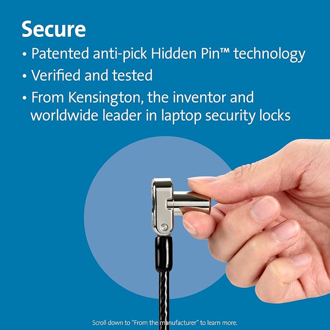 Kensington Universal 3-in-1 Keyed Cable Lock - Image 4