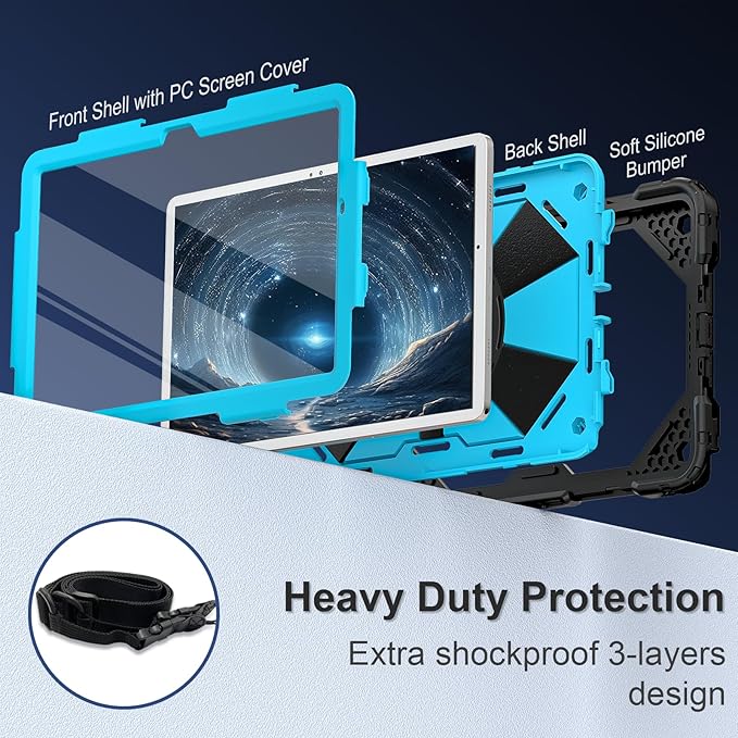 for Galaxy Tab A9 Plus Case 11 Inch, Rugged Case - Image 3
