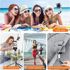 78.7" Selfie Stick Tripod for iPhone/Android, Auto Face Tracking Tripods - Image 5