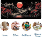 Chinese Style Painting Gaming Mouse Pad 3mm Thick Stitched Edge Waterproof - Image 5