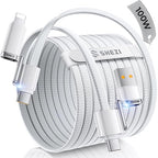 SHEZI 4-in-1 Compatible with USB C to Lightning Cable 100W Fast Charging & Data by SHEZI