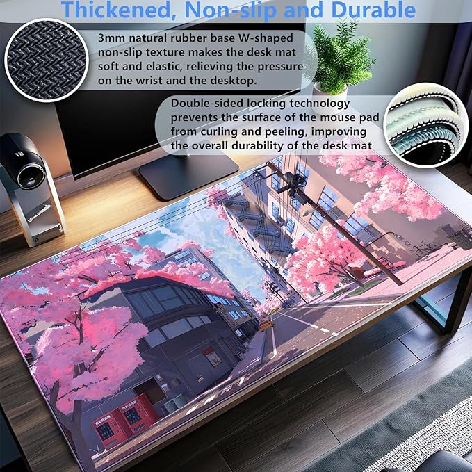 Japanese Cherry Blossom Mouse Pad - Image 3