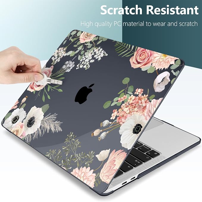 TWOLSKOO Compatible with MacBook Pro 13 inch Case 2023-2016 A2338 M2/M1 A2251 - Image 3