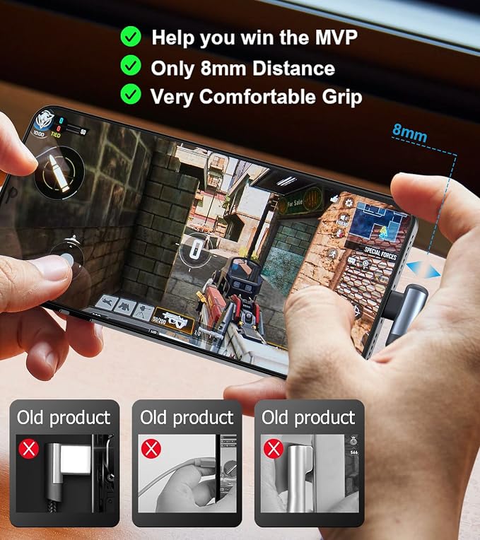 sweguard USB C Cable Right Angle, USB Type C iPhone 16 Charger Cable Nylon - Image 6