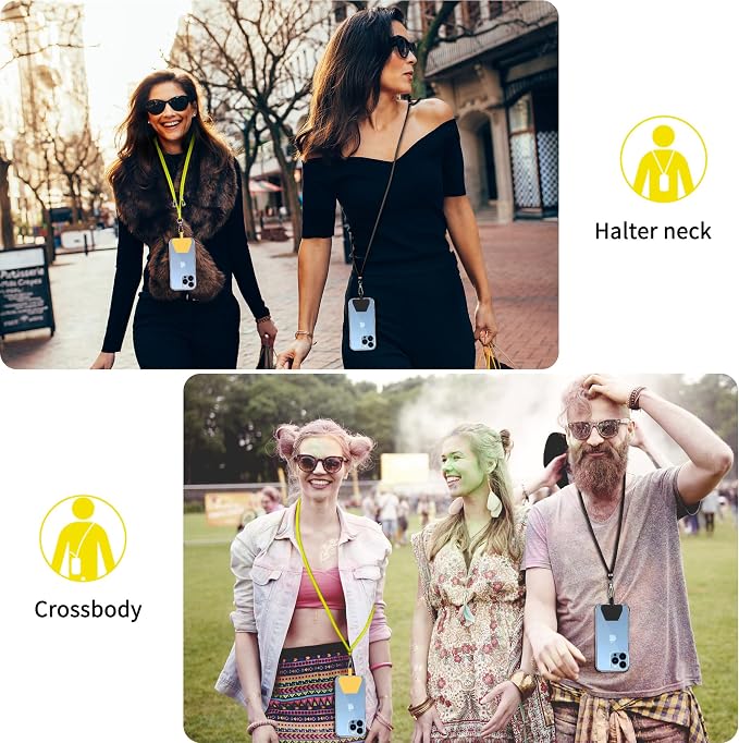 CACOE Phone Lanyard 2 Pcs-2 Pcs Adjustable Neck Strap, Universal Crossbody - Image 8