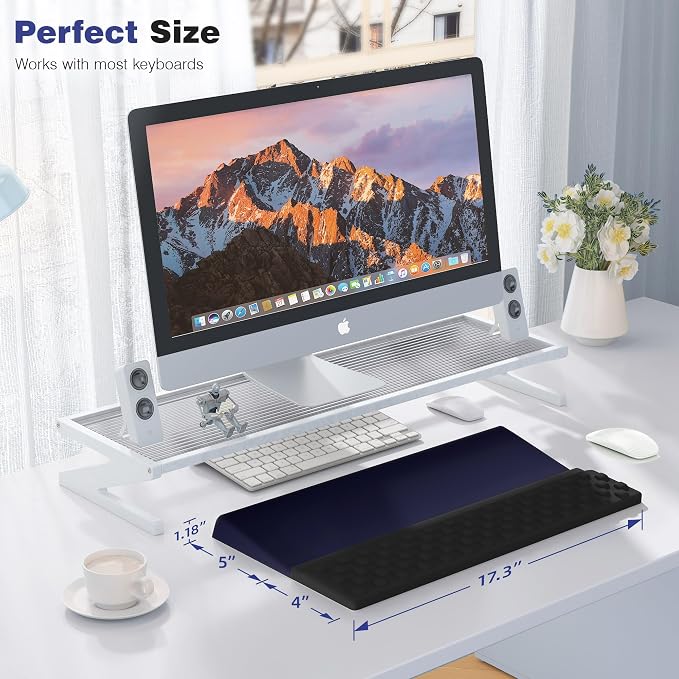 Ospelelf Ergonomic Keyboard Wrist Rest Stand Riser Holder Pad - Image 6