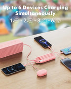 Charmast Portable Charger with Built in Cables, Power Bank with Cords Wires - Image 3