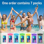 7 Pcs Waterproof Phone Pouch, Universal IPX8 Floating Waterproof Cell Phone - Image 6