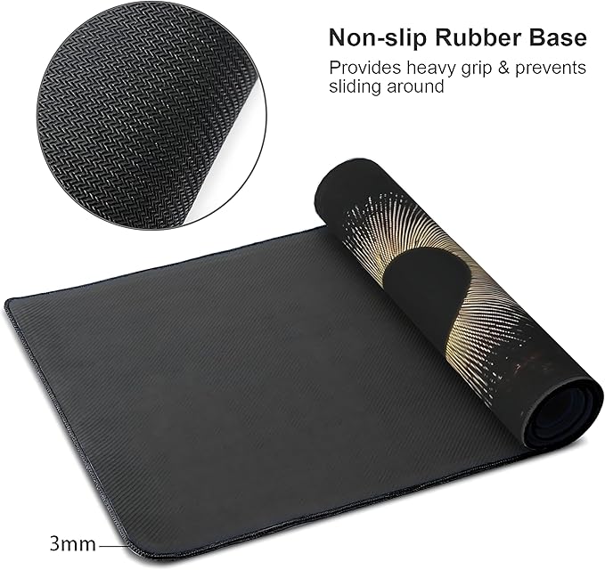 Galaxy Planet Large Mouse Pad, Gaming Keyboard Desk Pad, Extended Mouse Mat - Image 4