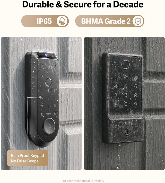 Lockin Veno Smart Lock with Palm Vein, Keyless Entry Smart Locks - Image 7