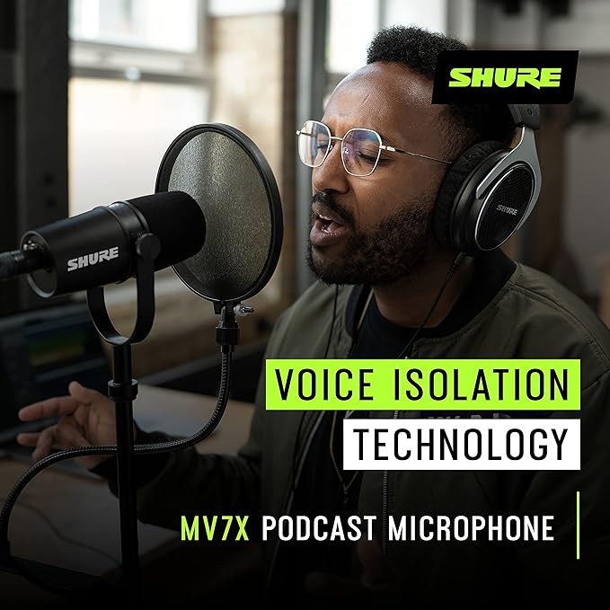 Shure MV7X XLR Dynamic Microphone – Voice-Isolating Cardioid Mic - Image 5