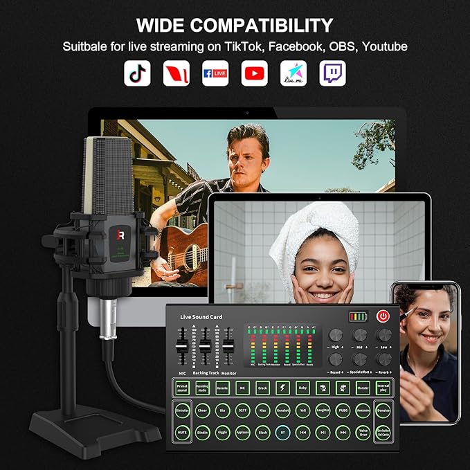 RHM M9 Podcast Equipment Bundle, All-in-One Starter Kit - Image 8