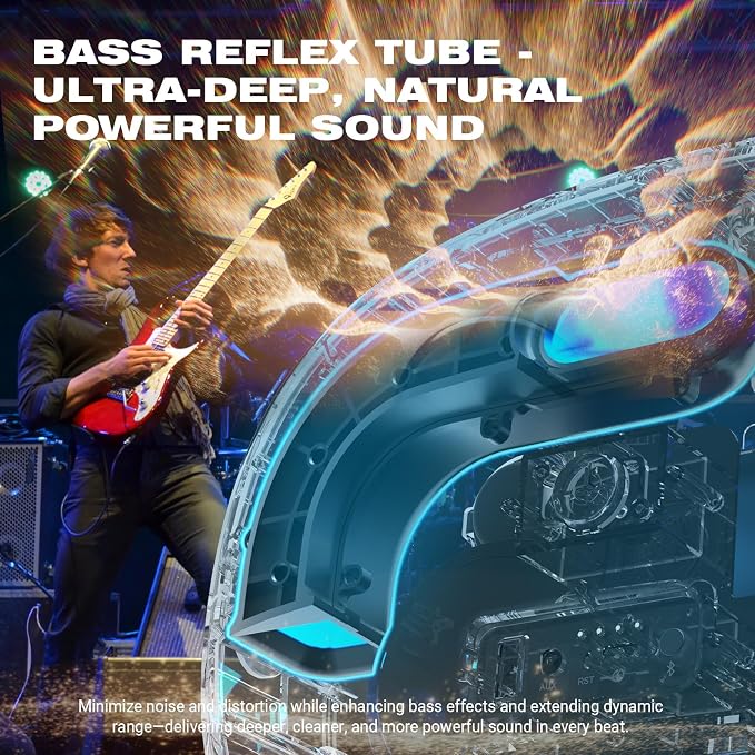Bluetooth Speaker Loud, W-KING T8II Portable Bluetooth Speakers Wireless - Image 7