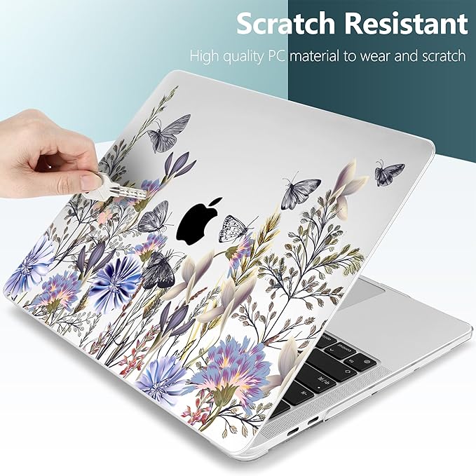 TWOLSKOO Compatible with MacBook Pro 13 inch Case 2023-2016 A2338 M2/M1 A2251 - Image 4
