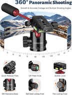 Tripod for Camera, Professional Aluminum Tripods, Heavy Duty Tripod for DSLR - Image 5